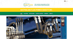 Desktop Screenshot of fluidpowersociety.com.au